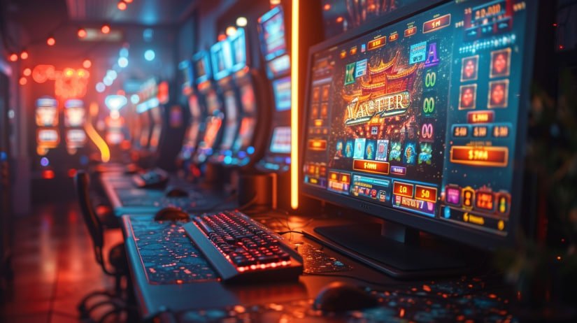 Live casino gaming interface with multiple table options